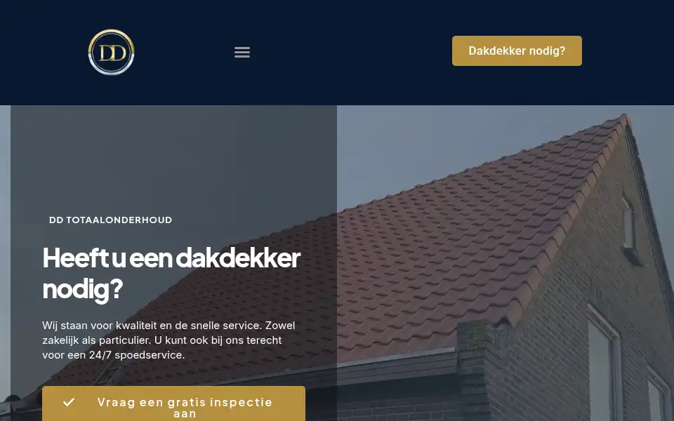 Screenshot of ddtotaalonderhoud.nl