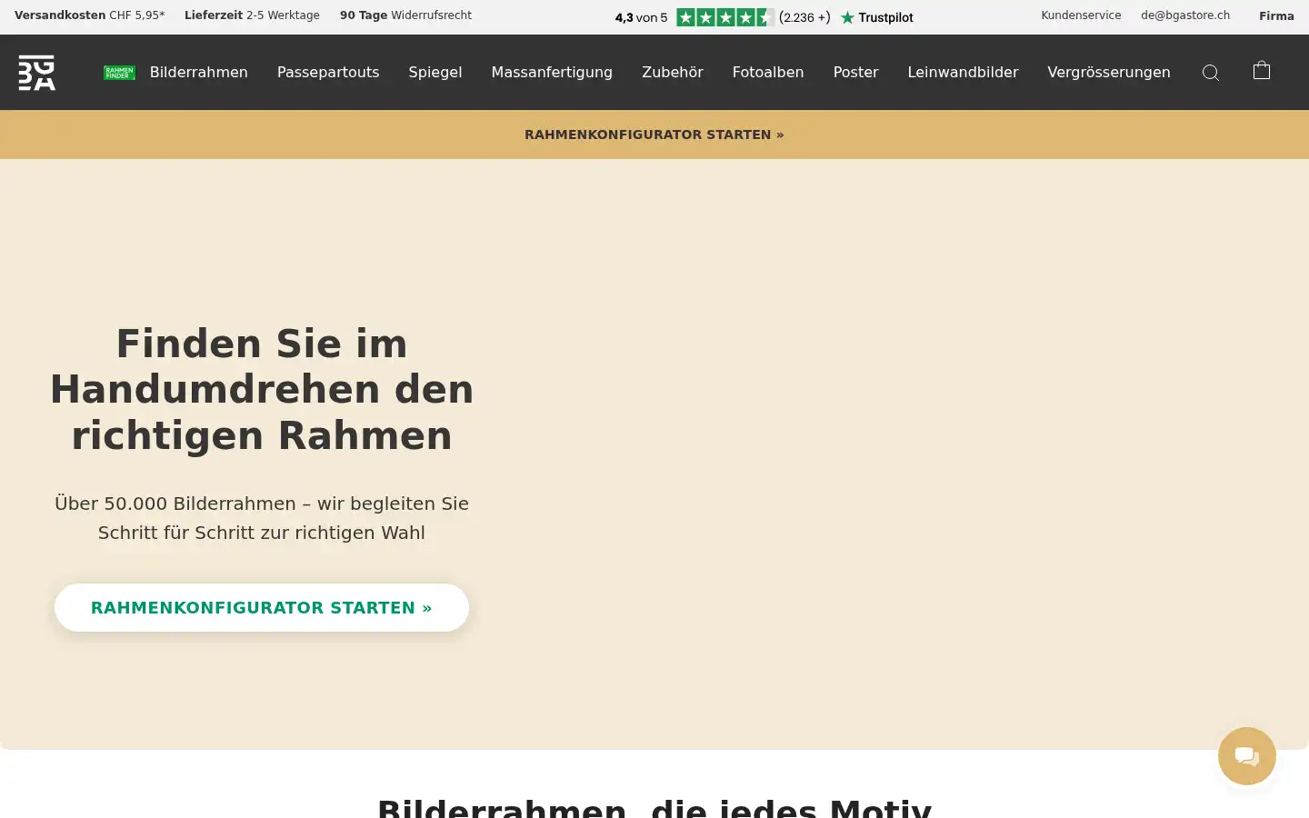 Screenshot of de.bgastore.ch