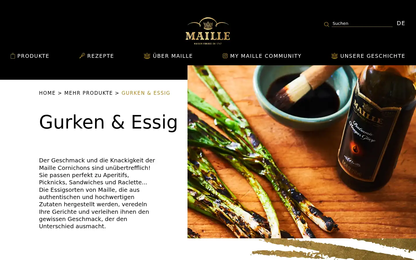 Screenshot of de.maille.com