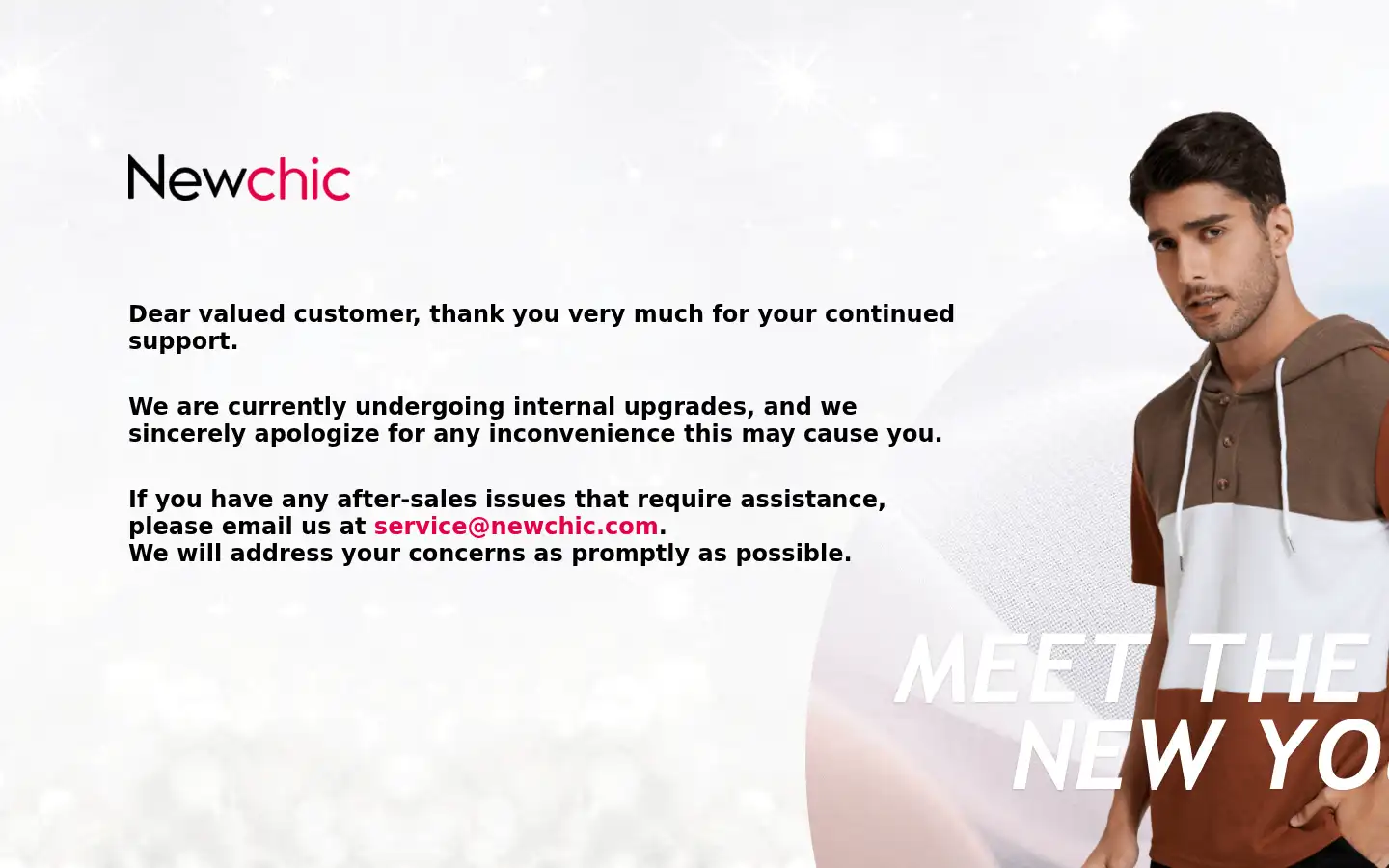 Screenshot of de.newchic.com