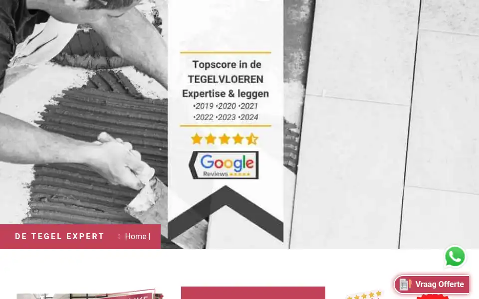 Screenshot of de-tegelexpert.nl