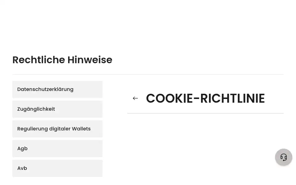 Screenshot of de.tezenis.com