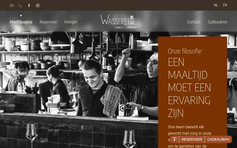 Screenshot of de-wasserette.be