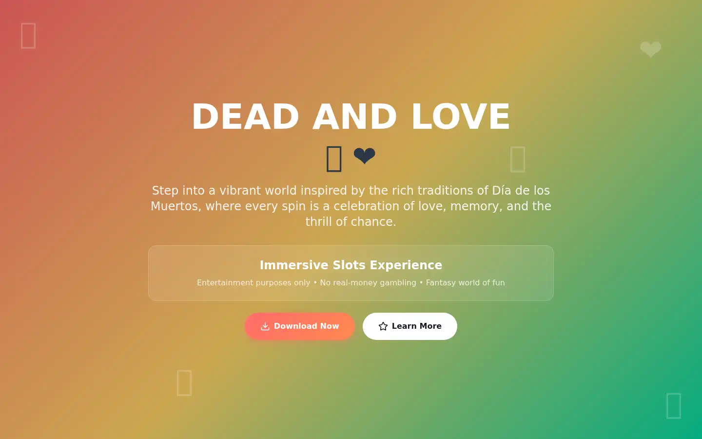 Screenshot of deadandloveslotsgame.com