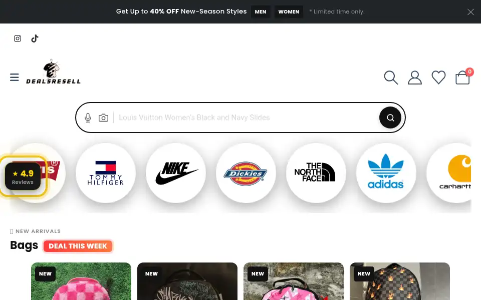 Screenshot of deal-resells.com
