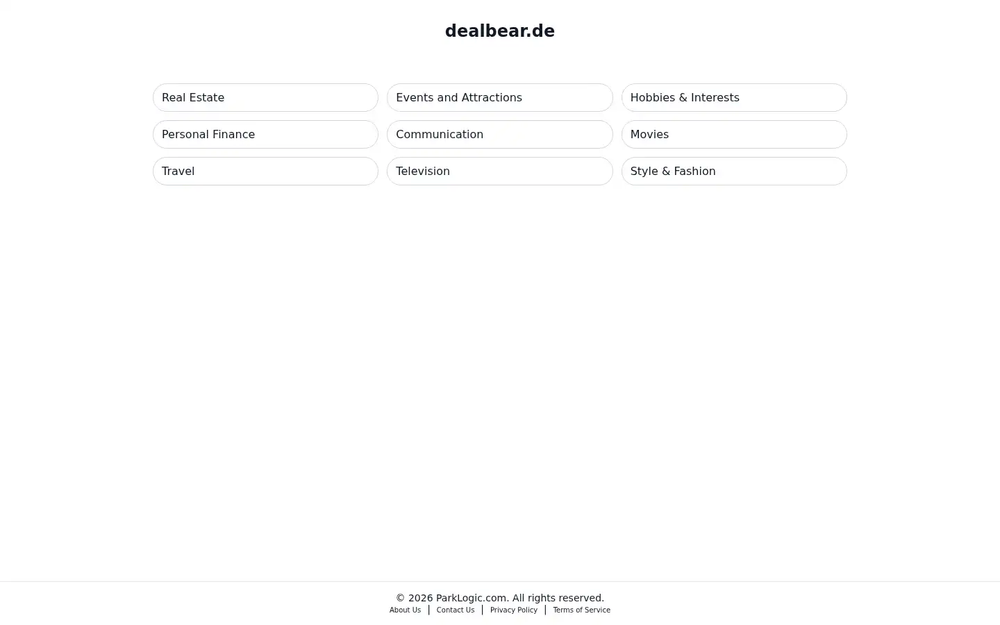 Screenshot of dealbear.de