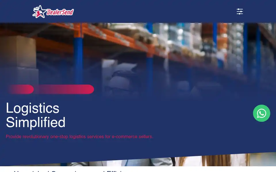Screenshot of dealer-send.com