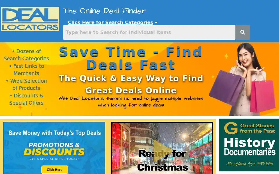 Screenshot of deallocators.co.uk