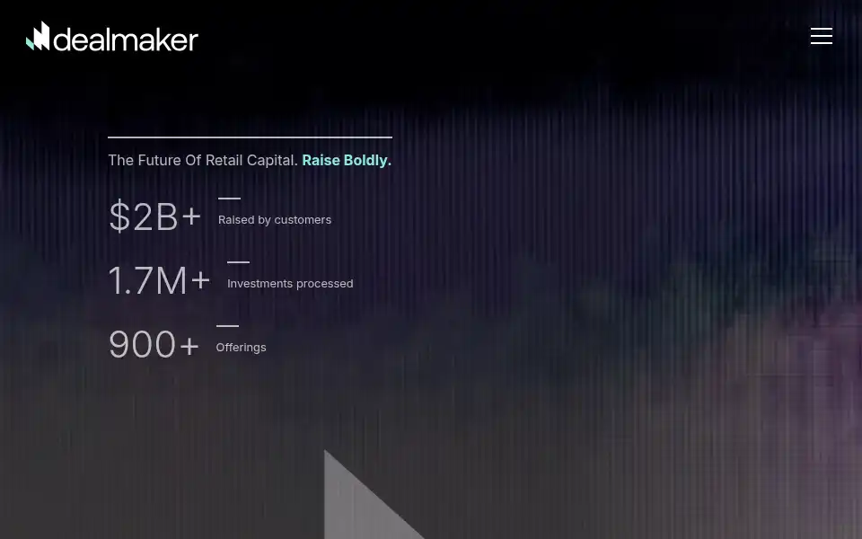Screenshot of dealmaker.tech