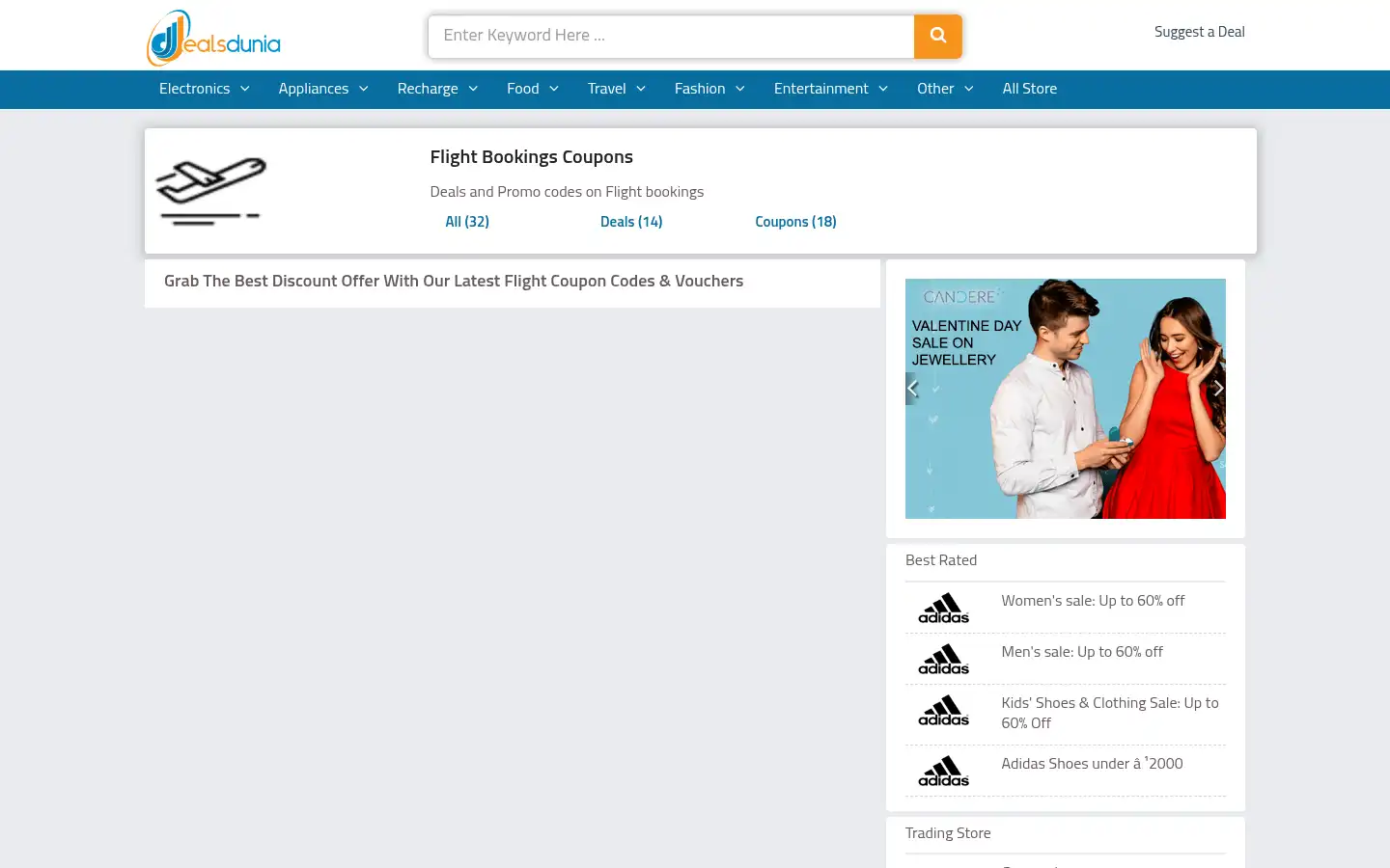 Screenshot of dealsdunia.in