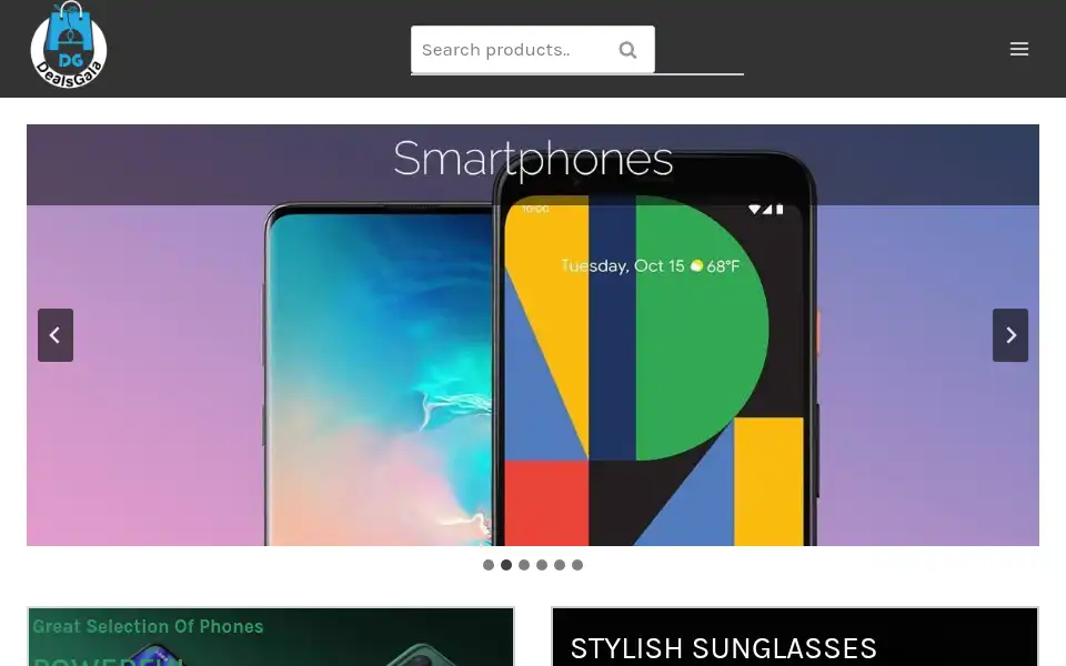 Screenshot of dealsgala.com