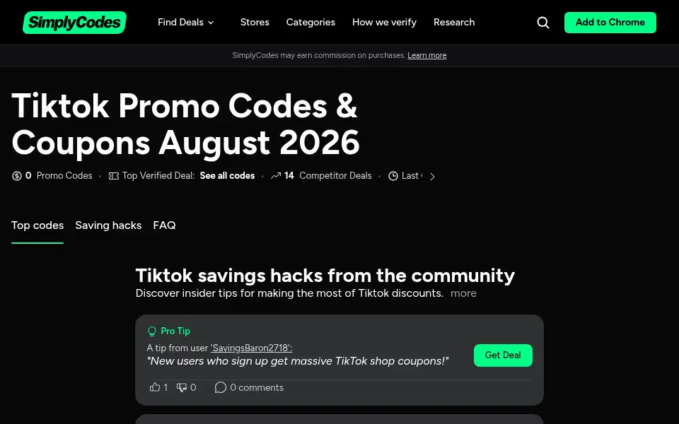 Screenshot of dealspotr.com