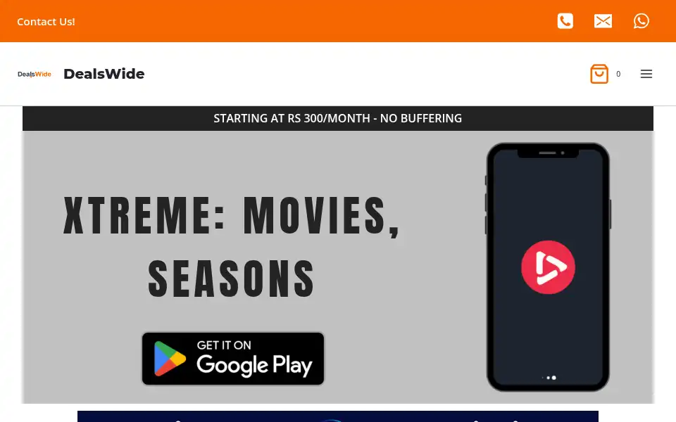 Screenshot of dealswide.pk