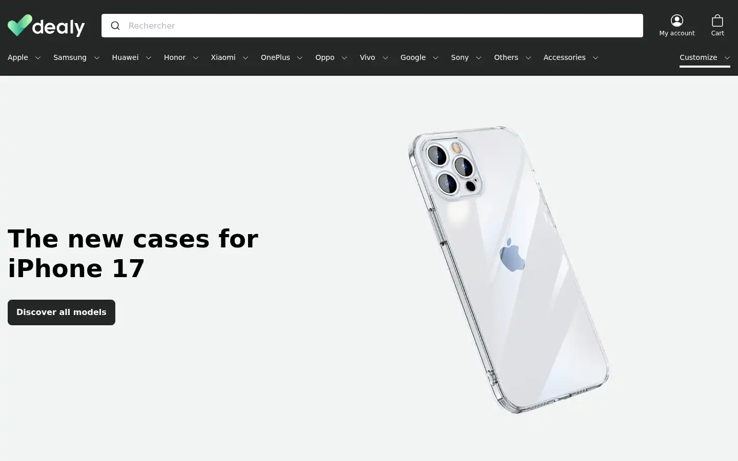 Screenshot of dealy.com