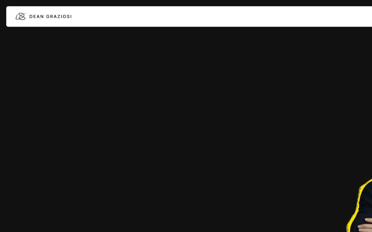 Screenshot of deangraziosi.com