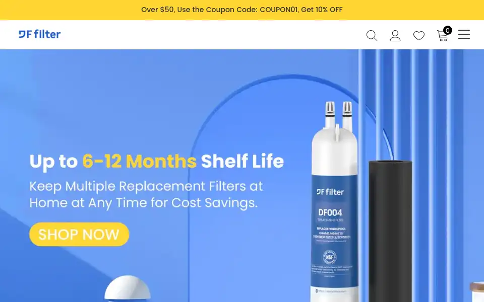 Screenshot of dearfilter.com