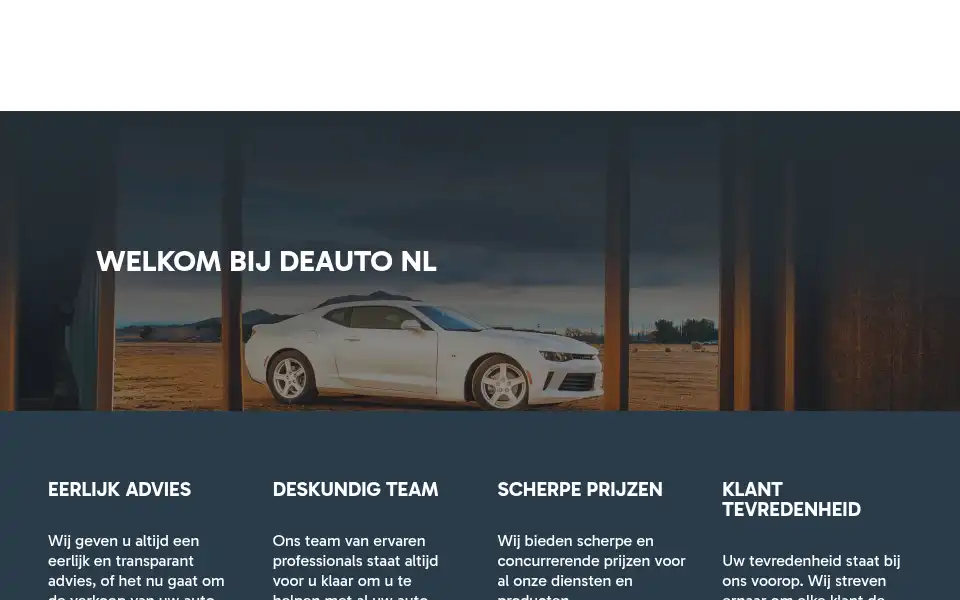 Screenshot of deauto.nl