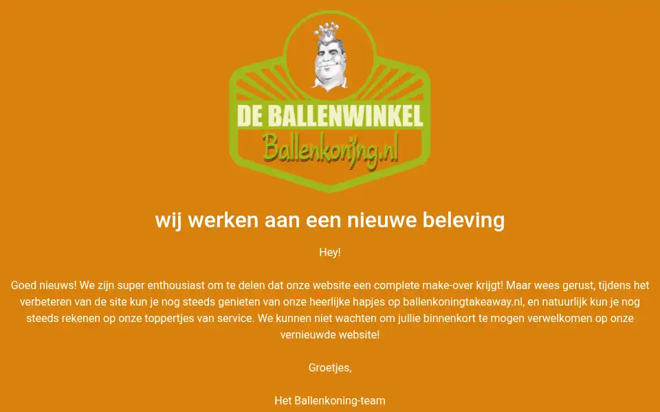Screenshot of deballenwinkel.com