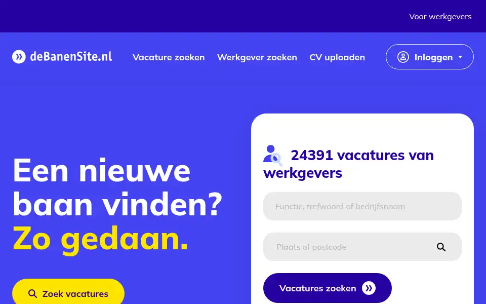 Screenshot of debanensite.nl