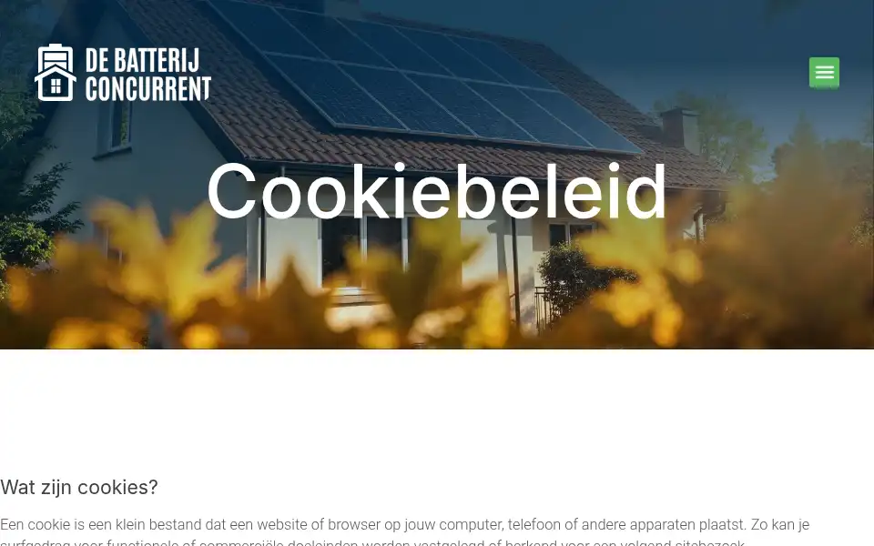 Screenshot of debatterijconcurrent.nl