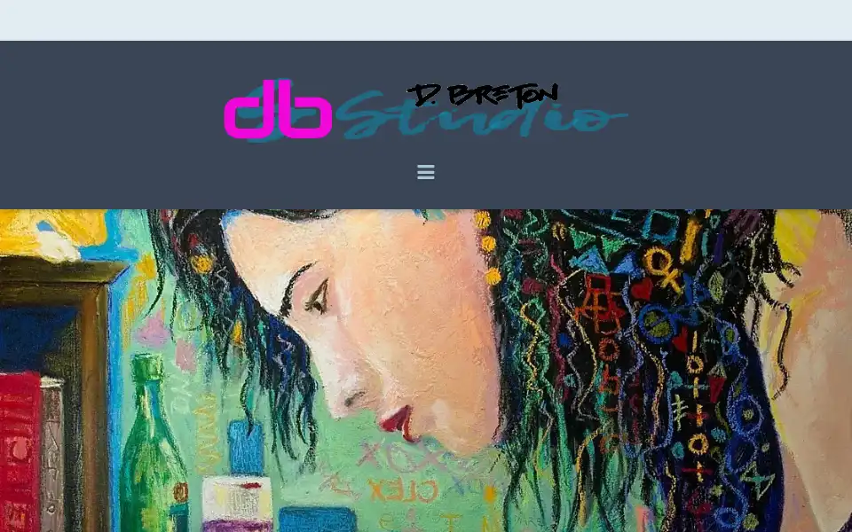 Screenshot of debbreton.com