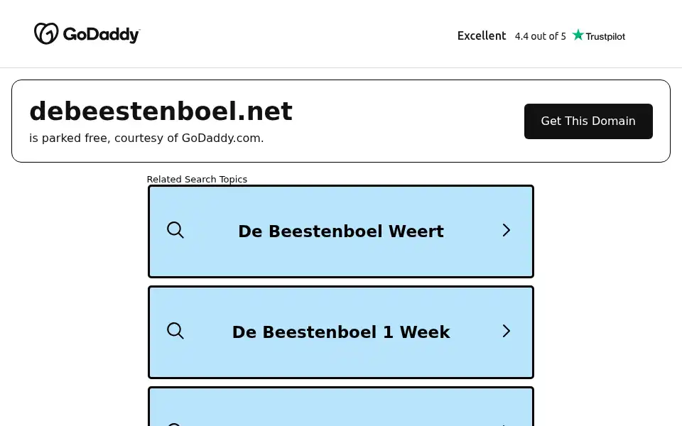 Screenshot of debeestenboel.net