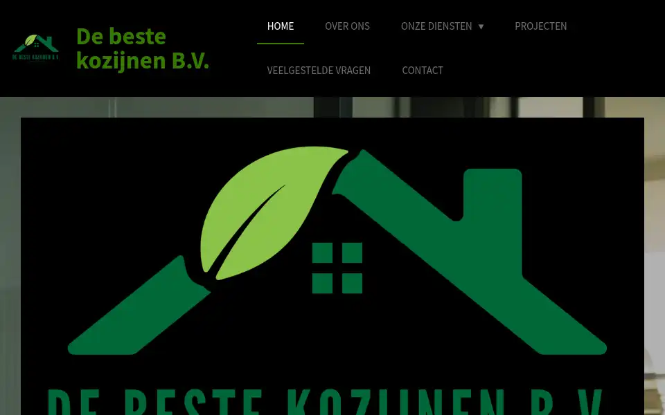 Screenshot of debestekozijnen.com