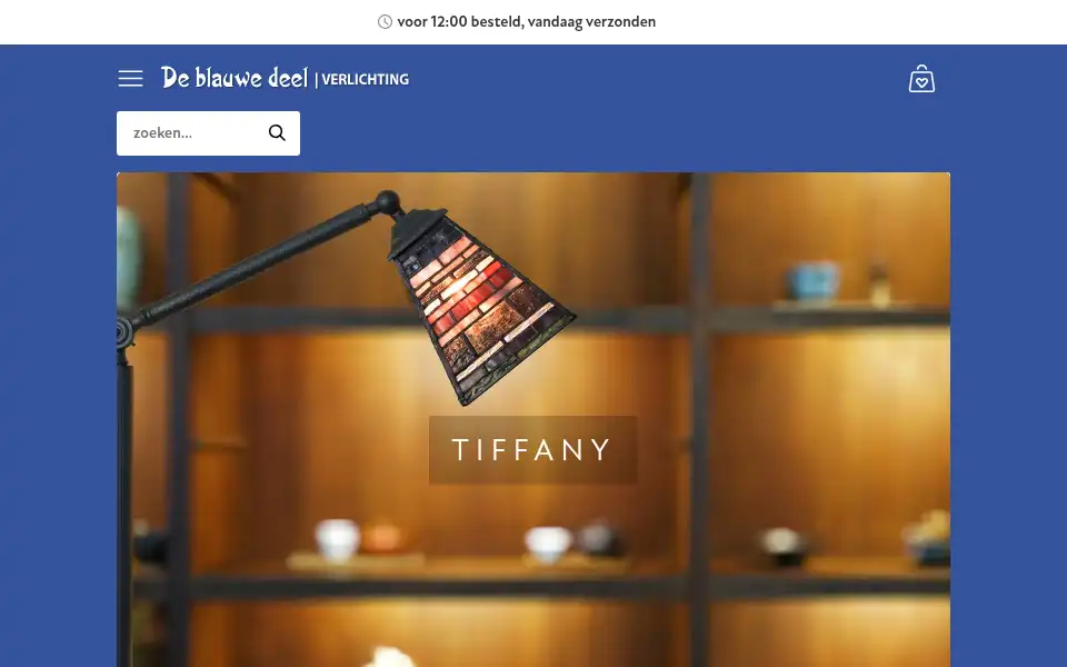 Screenshot of deblauwedeel-verlichting.nl