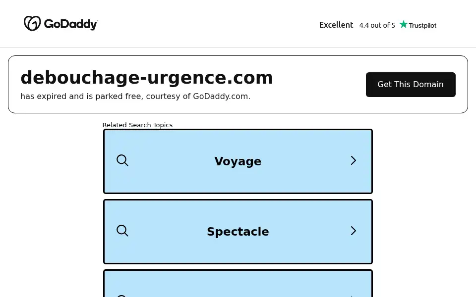 Screenshot of debouchage-urgence.com