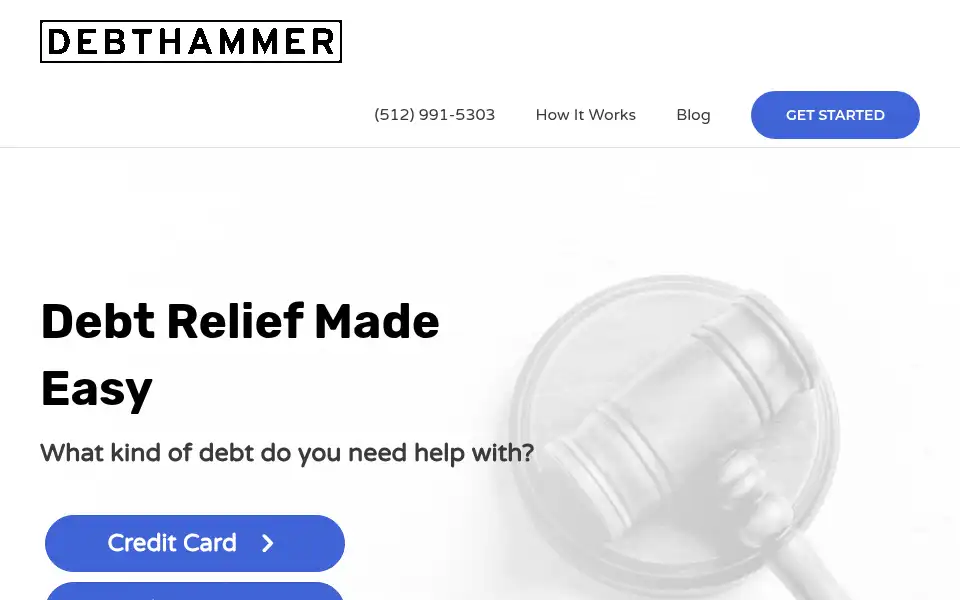 Screenshot of debthammer.org