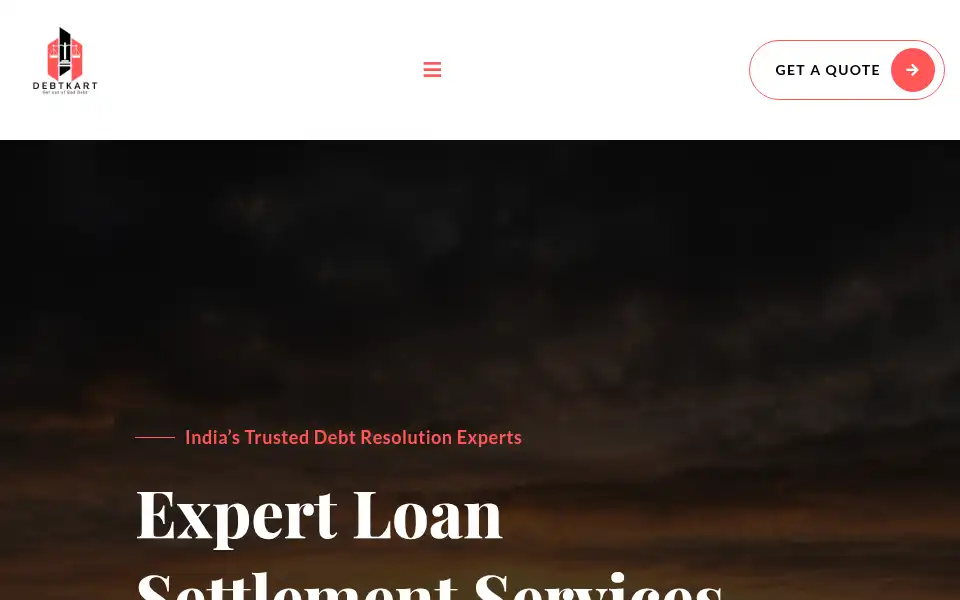 Screenshot of debtkart.in