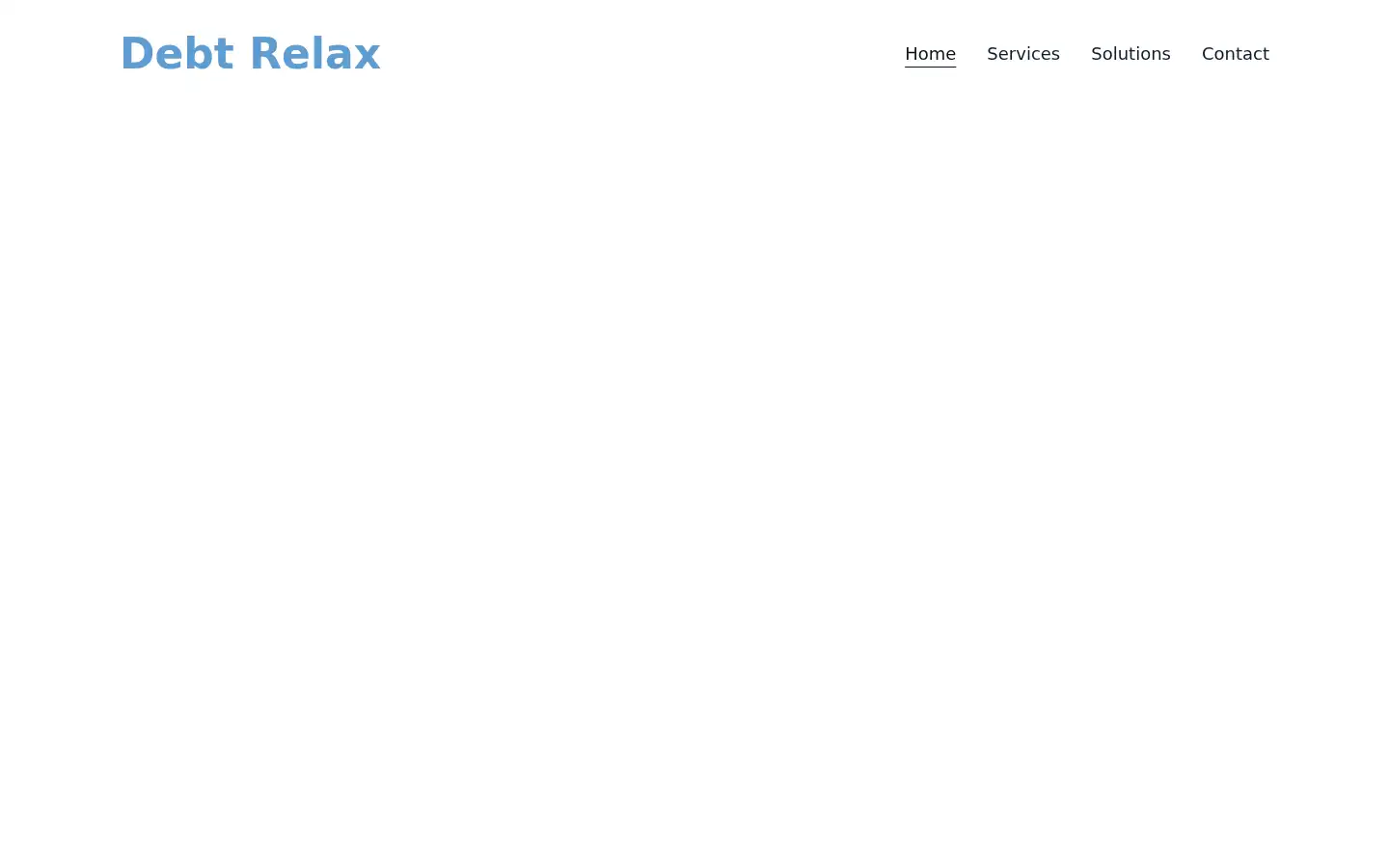 Screenshot of debtrelax.co.uk