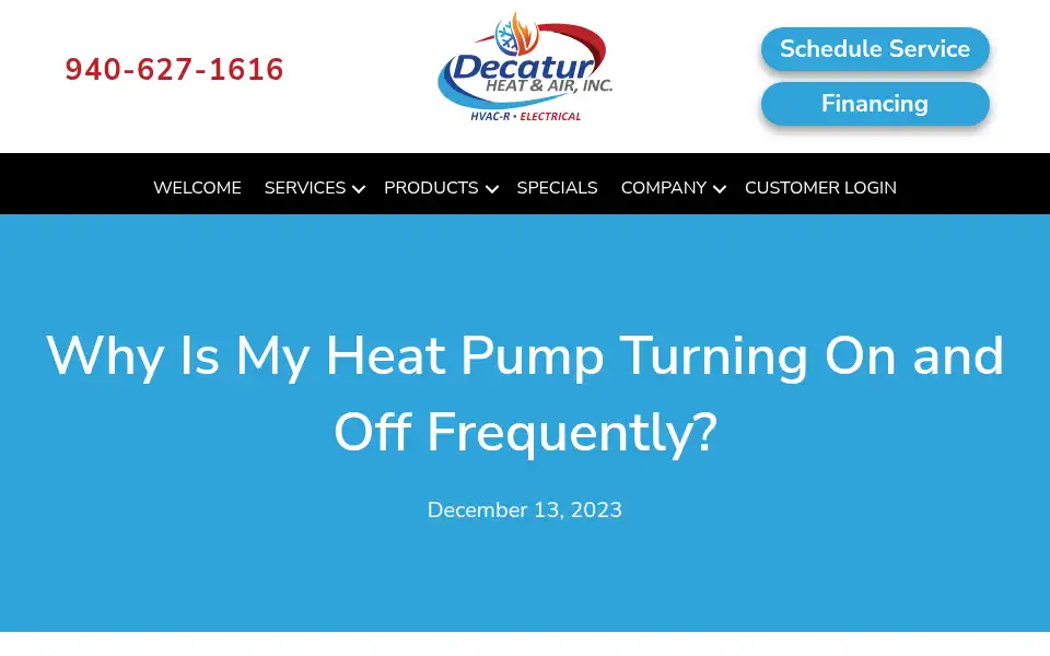 Screenshot of decaturheat-air.com