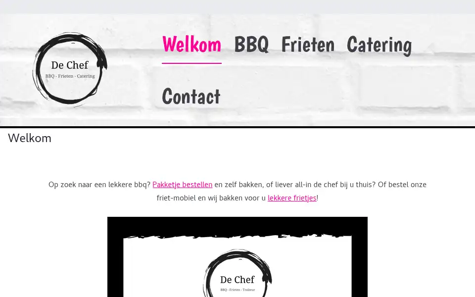 Screenshot of dechefaanhuis.be