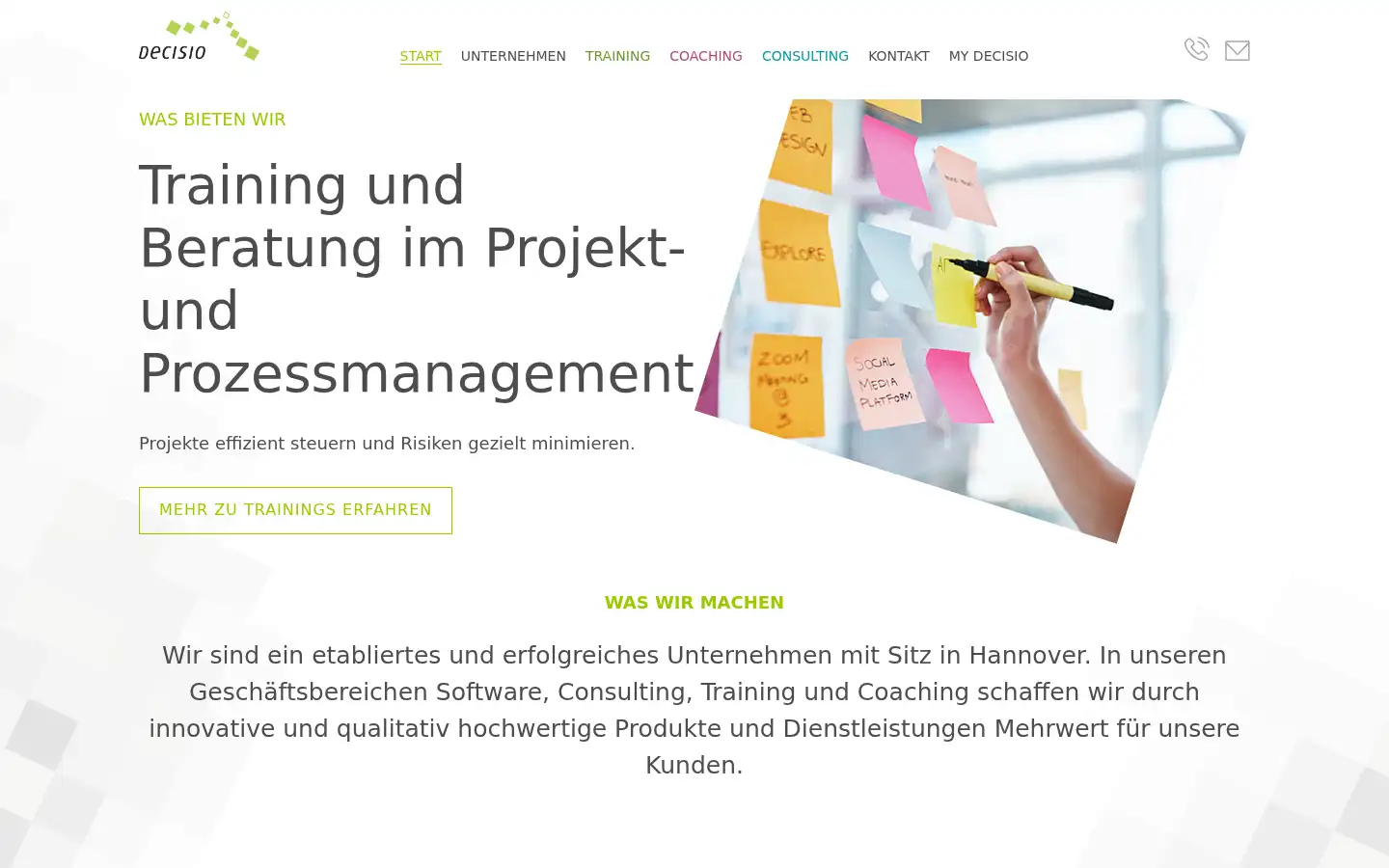 Screenshot of decisio.de