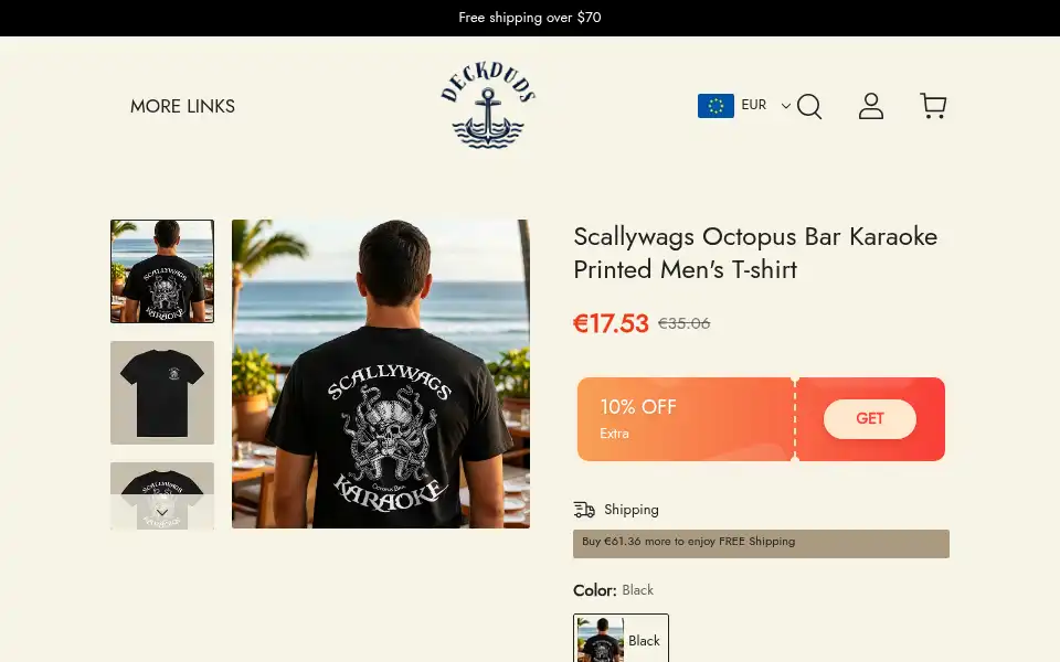 Screenshot of deckduds.com