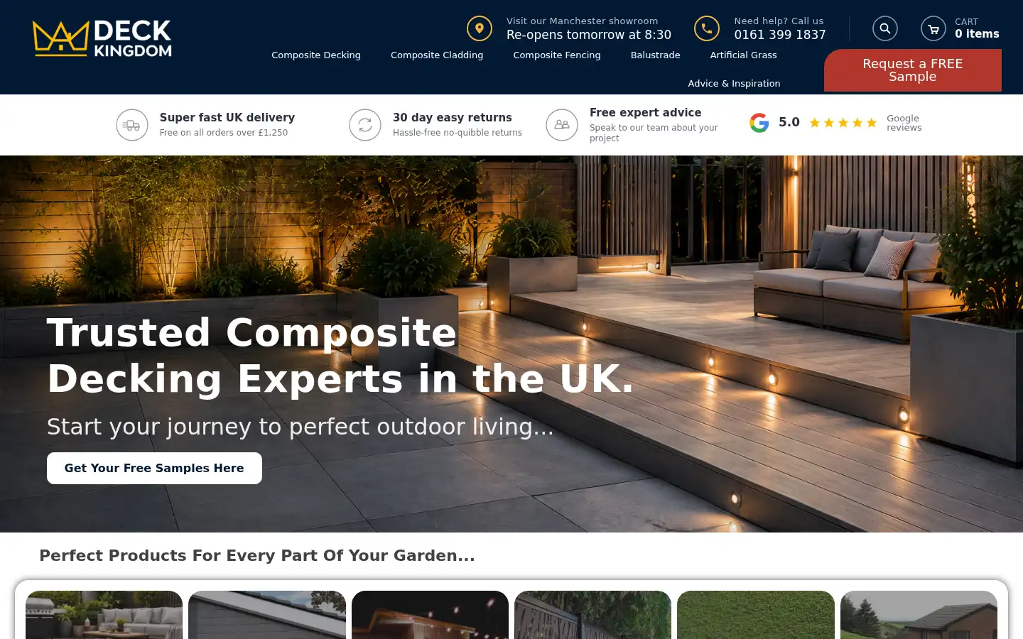 Screenshot of deckkingdom.co.uk