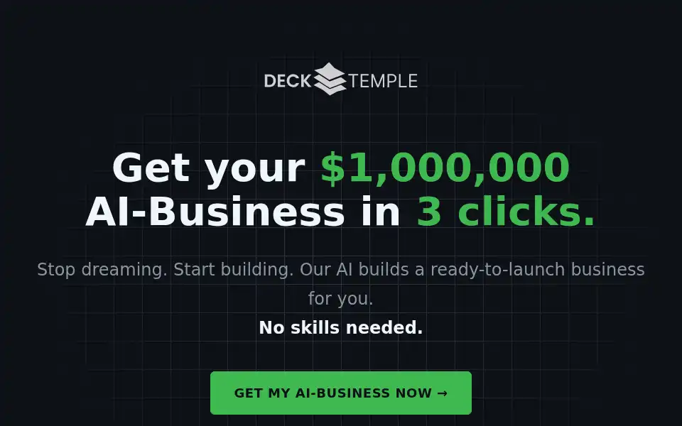 Screenshot of decktemple.com