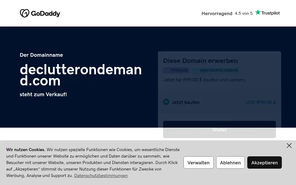 Screenshot of declutterondemand.com