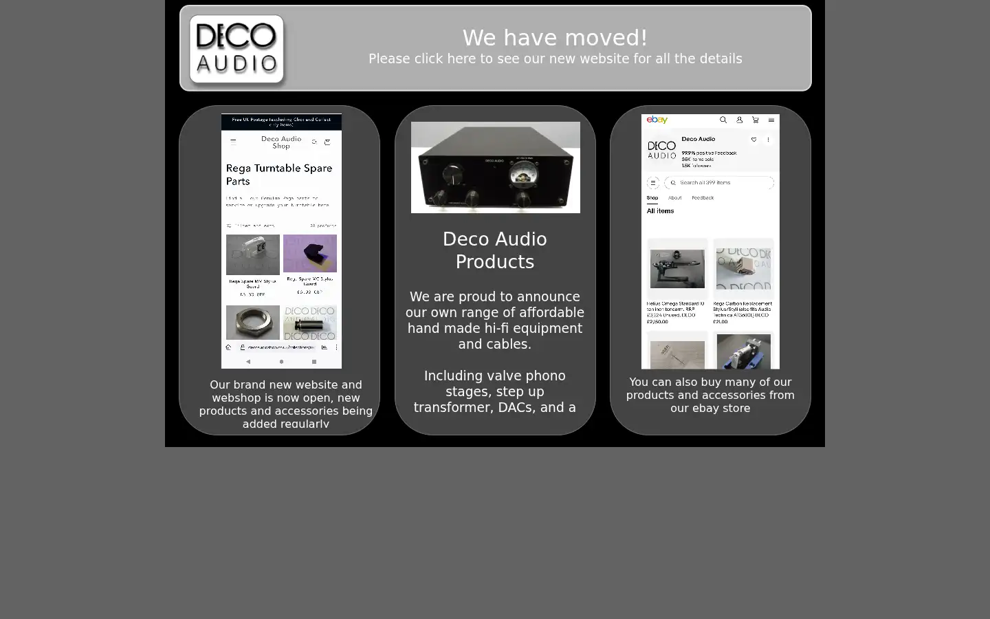 Screenshot of decoaudio.com