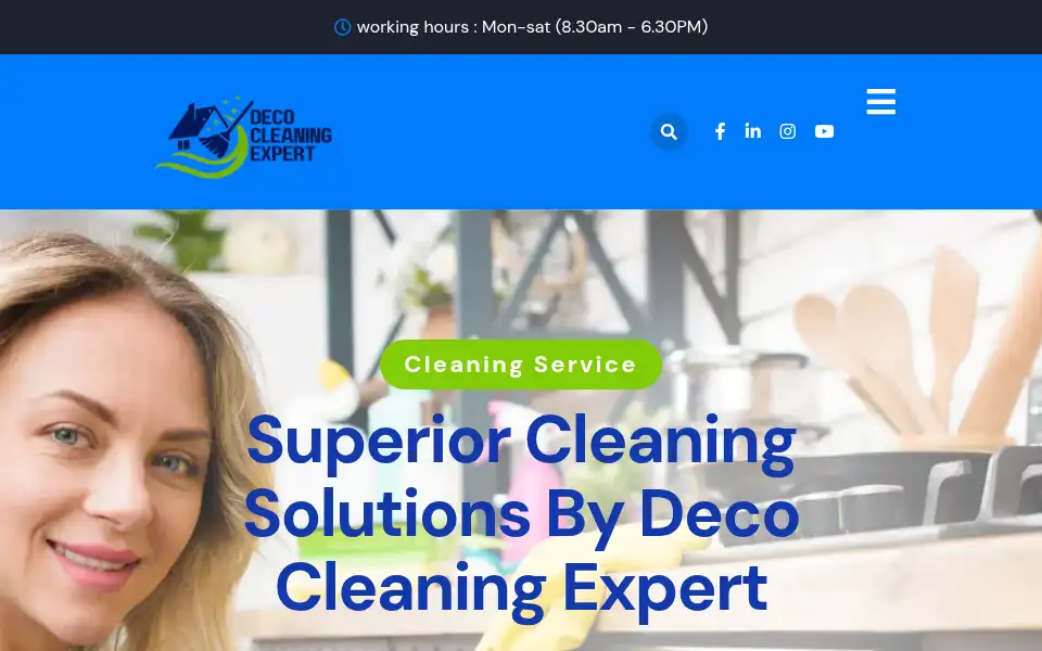 Screenshot of decocleaningexpert.co.uk