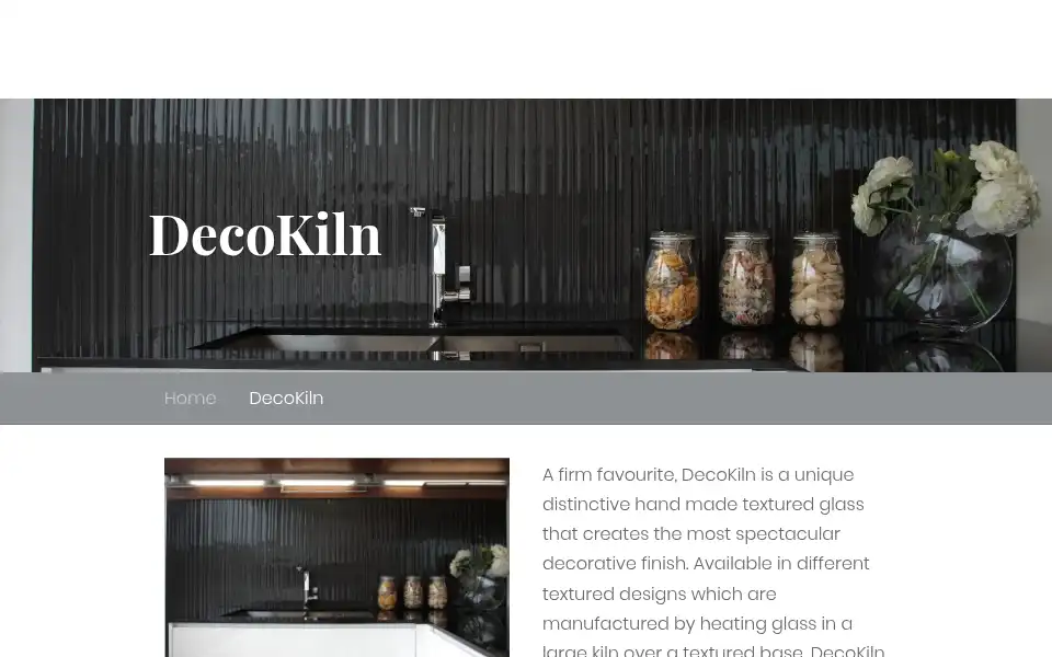 Screenshot of decoglaze.co.uk