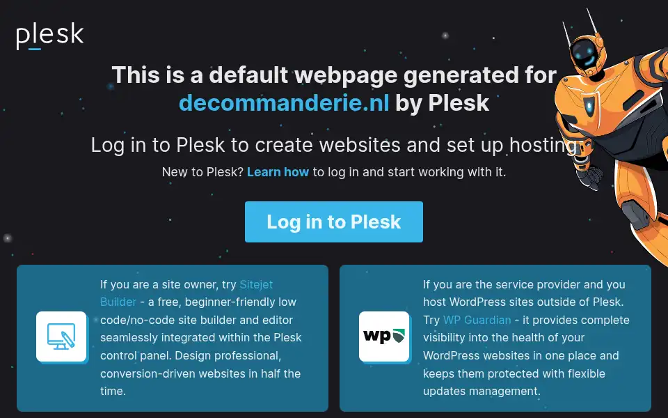 Screenshot of decommanderie.nl