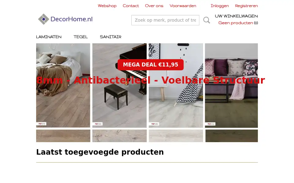 Screenshot of decorhome.nl