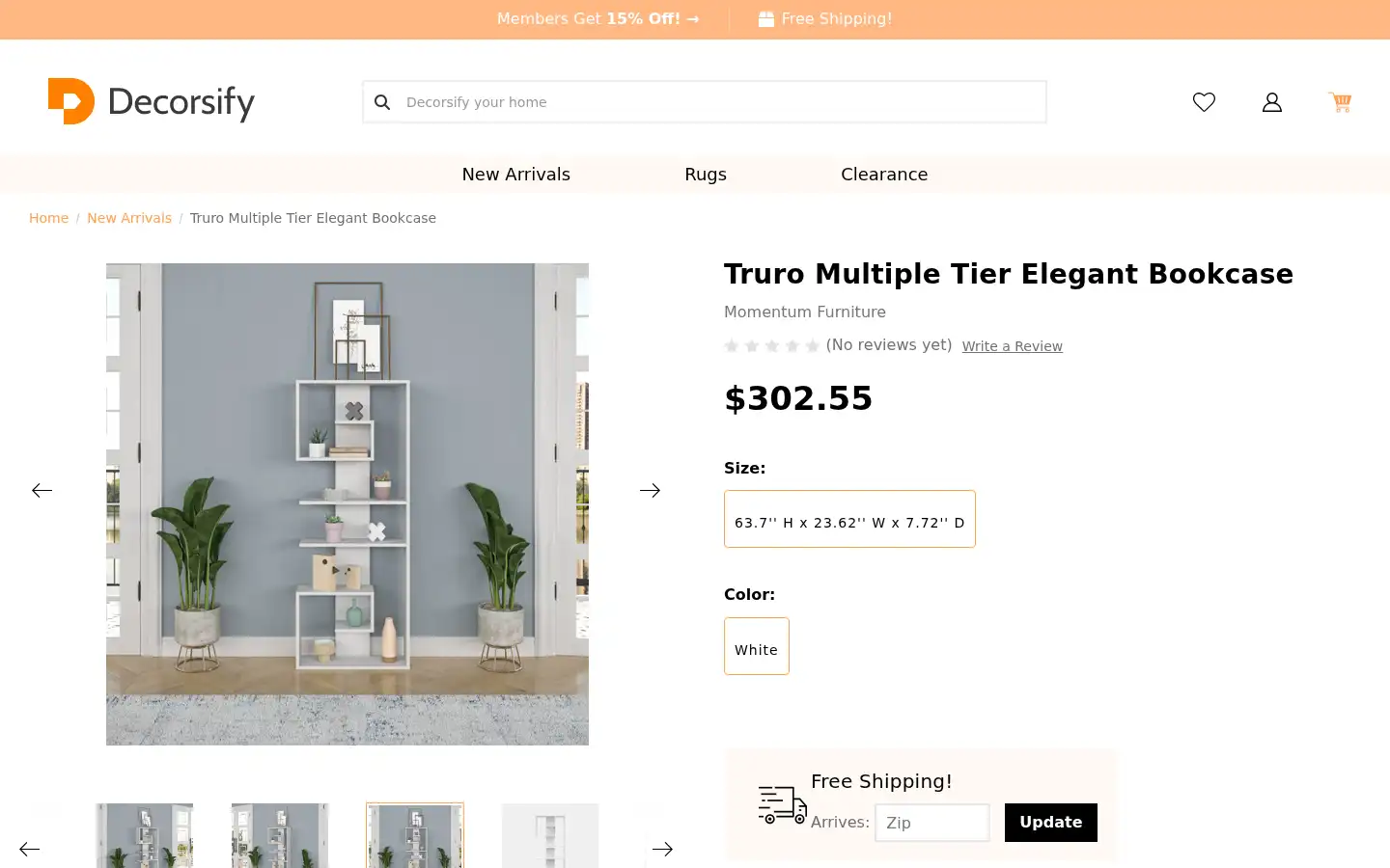 Screenshot of decorsify.com