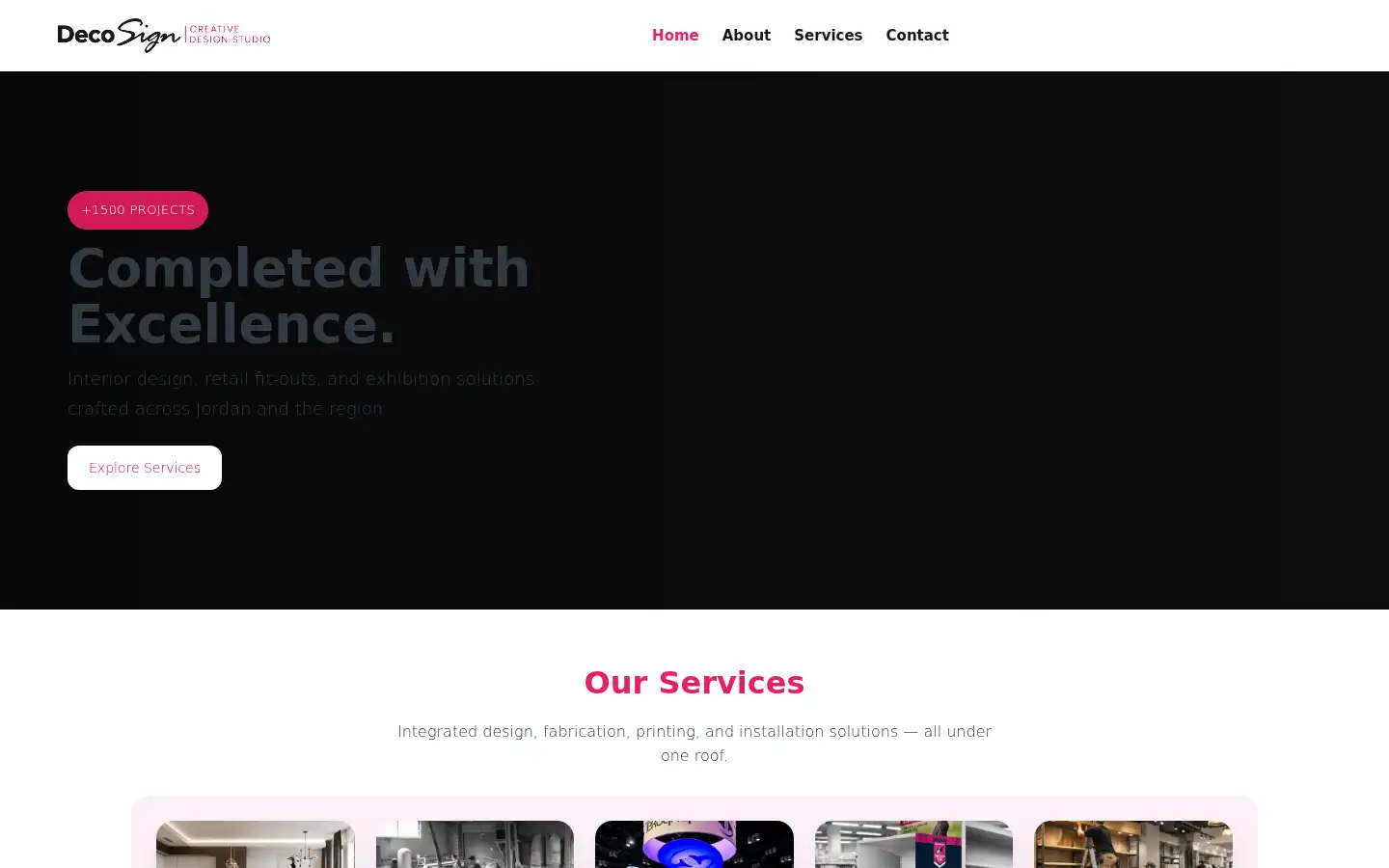 Screenshot of decosign.net
