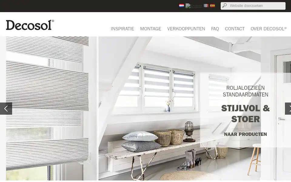 Screenshot of decosol.com