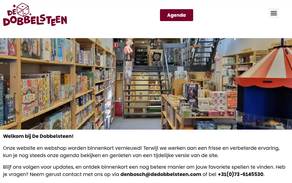 Screenshot of dedobbelsteen.com