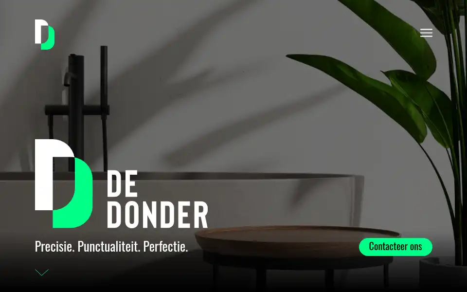 Screenshot of dedonderbv.be