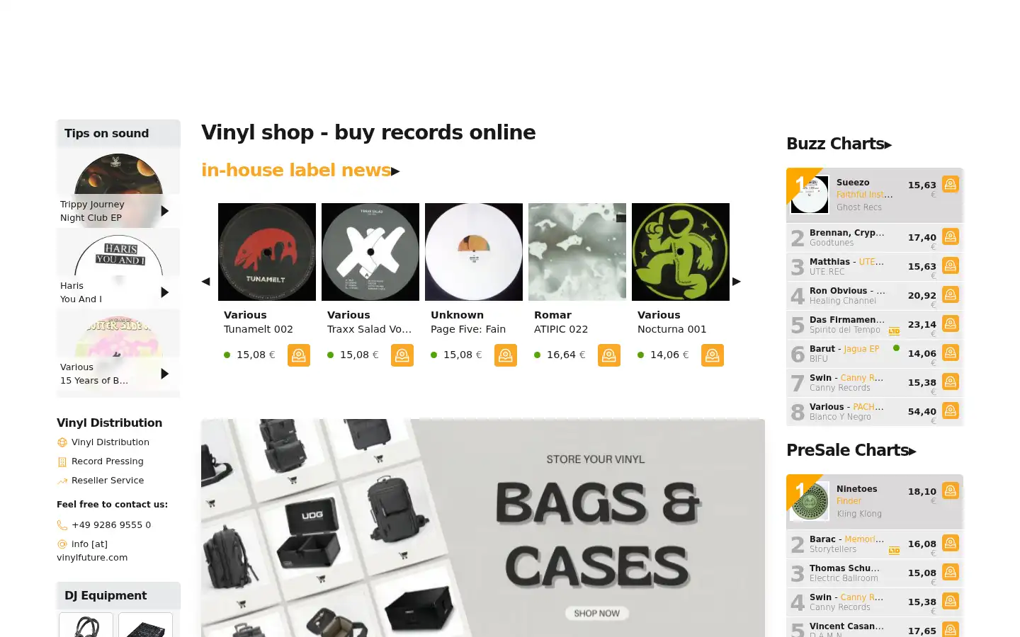 Screenshot of deejay.de